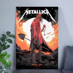 Metallica M72 Houston Poster Canvas June 14 2025 Concert Art At Nrg Stadium Featuring Pantera Setlist 1 - Fadebrick.com