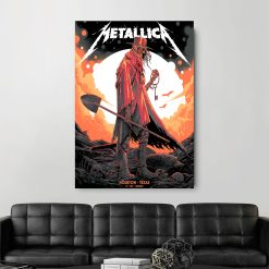 Metallica M72 Houston Poster Canvas June 14 2025 Concert Art At Nrg Stadium Featuring Pantera Setlist 2 - Fadebrick.com
