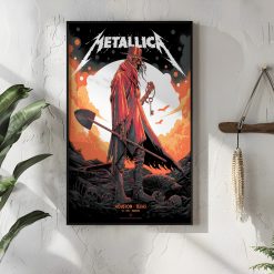 Metallica M72 Houston Poster Canvas June 14 2025 Concert Art At Nrg Stadium Featuring Pantera Setlist 4 - Fadebrick.com
