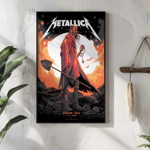 Metallica M72 Houston Poster Canvas June 14 2025 Concert Art At Nrg Stadium Featuring Pantera Setlist 4 - Fadebrick.com