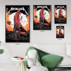Metallica M72 Houston Poster Canvas June 14 2025 Concert Art At Nrg Stadium Featuring Pantera Setlist 6 - Fadebrick.com