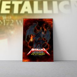 Metallica M72 Santa Clara Concert Poster Canvas June 20 2025 Levis Stadium No Repeat Weekend Setlist By Vance Kelly 3 - Fadebrick.com