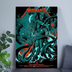Metallica M72 Tampa Concert Poster Canvas Raymond James Stadium June 6 8 2025 Pop Up Show Print 1 - Fadebrick.com