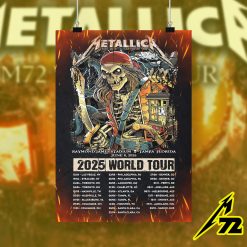 Metallica M72 Tonight In Tampa Canvas Poster June 8 2025 Concert Art At Raymond James Stadium - Fadebrick.com