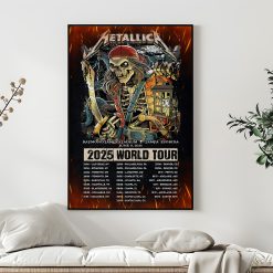Metallica M72 Tonight In Tampa Canvas Poster June 8 2025 Concert Art At Raymond James Stadium 5 - Fadebrick.com