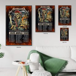 Metallica M72 Tonight In Tampa Canvas Poster June 8 2025 Concert Art At Raymond James Stadium 6 - Fadebrick.com