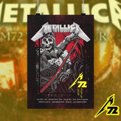 Metallica M72 World Tour June 27 2025 Denver Empower Field Night 1 Setlist Poster Canvas Wall Art No Repeat Weekend Edition - Fadebrick.com