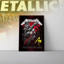 Metallica M72 World Tour June 27 2025 Denver Empower Field Night 1 Setlist Poster Canvas Wall Art No Repeat Weekend Edition 3 - Fadebrick.com