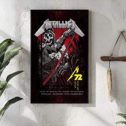 Metallica M72 World Tour June 27 2025 Denver Empower Field Night 1 Setlist Poster Canvas Wall Art No Repeat Weekend Edition 4 - Fadebrick.com