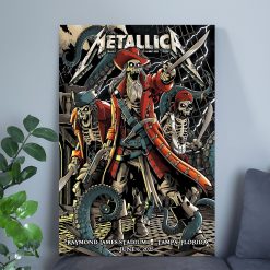 Metallica M72 World Tour June 6 2025 Tampa Fl Raymond James Stadium Event Poster Canvas Artwork 1 - Fadebrick.com