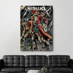 Metallica M72 World Tour June 6 2025 Tampa Fl Raymond James Stadium Event Poster Canvas Artwork 2 - Fadebrick.com