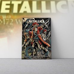 Metallica M72 World Tour June 6 2025 Tampa Fl Raymond James Stadium Event Poster Canvas Artwork 3 - Fadebrick.com