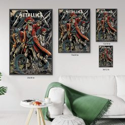Metallica M72 World Tour June 6 2025 Tampa Fl Raymond James Stadium Event Poster Canvas Artwork 6 - Fadebrick.com