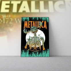 Metallica Until It Sleeps Poster Canvas June 14 2025 Houston Nrg Stadium Takeover Setlist Art By Luke Preece 1 - Fadebrick.com