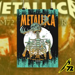 Metallica Until It Sleeps Poster Canvas June 14 2025 Houston Nrg Stadium Takeover Setlist Art By Luke Preece - Fadebrick.com