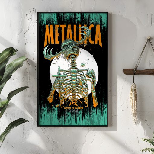 Metallica Until It Sleeps Poster Canvas June 14 2025 Houston Nrg Stadium Takeover Setlist Art By Luke Preece 3 - Fadebrick.com