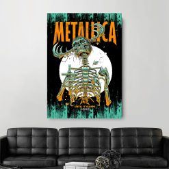 Metallica Until It Sleeps Poster Canvas June 14 2025 Houston Nrg Stadium Takeover Setlist Art By Luke Preece 4 - Fadebrick.com