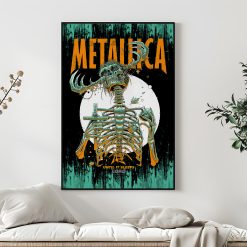 Metallica Until It Sleeps Poster Canvas June 14 2025 Houston Nrg Stadium Takeover Setlist Art By Luke Preece 5 - Fadebrick.com