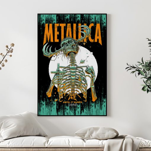 Metallica Until It Sleeps Poster Canvas June 14 2025 Houston Nrg Stadium Takeover Setlist Art By Luke Preece 5 - Fadebrick.com