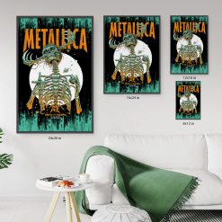 Metallica Until It Sleeps Poster Canvas June 14 2025 Houston Nrg Stadium Takeover Setlist Art By Luke Preece 6 - Fadebrick.com