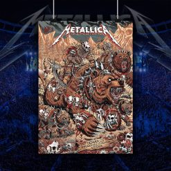 Metallica Concert Poster Canvas June 27 2025 Denver Empower Field M72 World Tour Setlist Tribute Art - Fadebrick.com