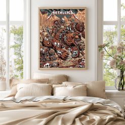 Metallica Concert Poster Canvas June 27 2025 Denver Empower Field M72 World Tour Setlist Tribute Art 4 - Fadebrick.com
