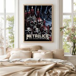Metallica Concert Tour M72 World Tour June 20 2025 Santa Clara Levis Stadium Tonight In Santa Clara Setlist Canvas Poster 4 - Fadebrick.com