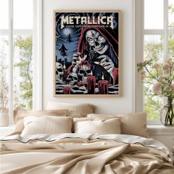 Metallica Concert Tour M72 World Tour June 22 2025 Santa Clara Levis Stadium Tonight In Santa Clara Setlist Canvas Poster 4 - Fadebrick.com