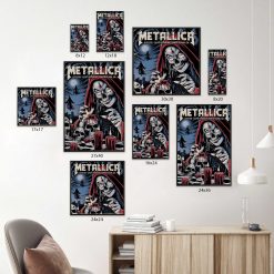 Metallica Concert Tour M72 World Tour June 22 2025 Santa Clara Levis Stadium Tonight In Santa Clara Setlist Canvas Poster 6 - Fadebrick.com