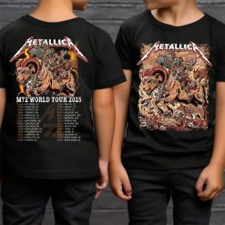 Metallica Denver Kids T Shirt June 29 2025 M72 Night 2 Setlist Tee At Empower Field Colorado 4 - Fadebrick.com