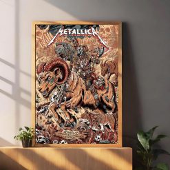 Metallica Denver Setlist June 29 Poster 2025 M72 Night 2 Canvas At Empower Field Colorado 1 - Fadebrick.com