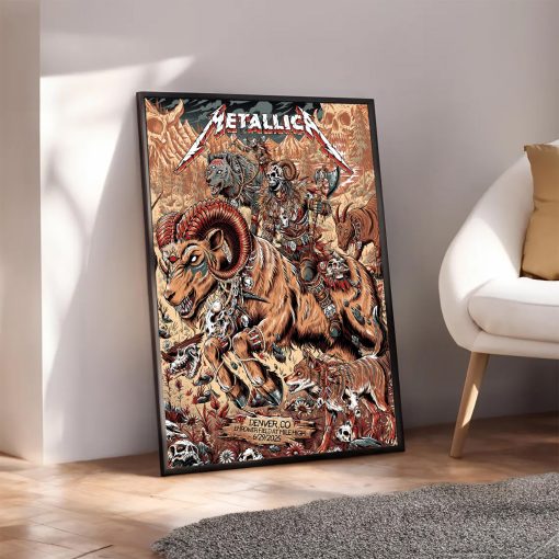 Metallica Denver Setlist June 29 Poster 2025 M72 Night 2 Canvas At Empower Field Colorado 3 - Fadebrick.com