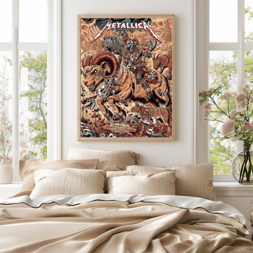 Metallica Denver Setlist June 29 Poster 2025 M72 Night 2 Canvas At Empower Field Colorado 4 - Fadebrick.com