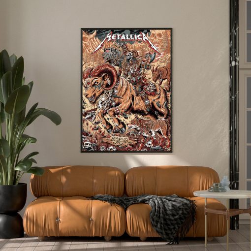 Metallica Denver Setlist June 29 Poster 2025 M72 Night 2 Canvas At Empower Field Colorado 5 - Fadebrick.com