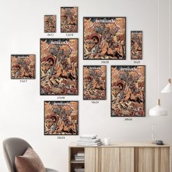 Metallica Denver Setlist June 29 Poster 2025 M72 Night 2 Canvas At Empower Field Colorado 6 - Fadebrick.com