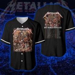 Metallica M72 Tour Baseball Jersey June 27 2025 Concert In Denver Empower Field At Mile High Exclusive Edition - Fadebrick.com