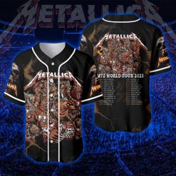 Metallica M72 Tour Baseball Jersey June 27 2025 Concert In Denver Empower Field At Mile High Exclusive Edition - Fadebrick.com