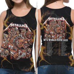Metallica M72 Tour Tank Top June 27 2025 Tonight In Denver Empower Field Summer Show Tribute 3 - Fadebrick.com