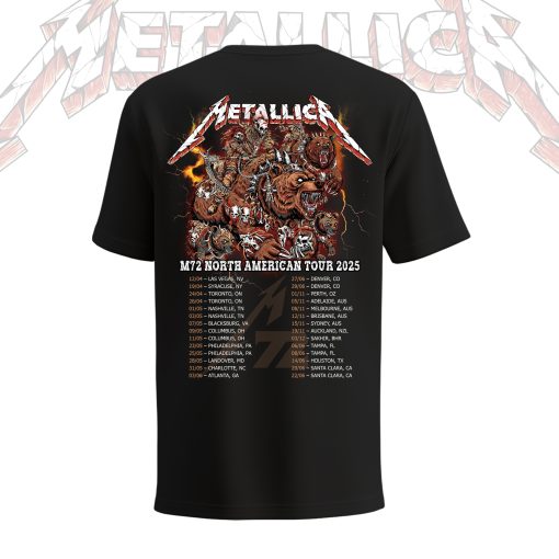 Metallica M72 Tour Unisex T Shirt June 27 2025 Tonight In Denver Concert Tee Empower Field At Mile High 1 - Fadebrick.com