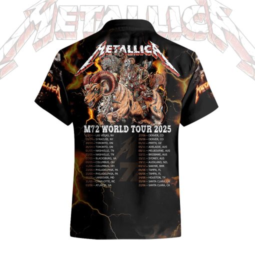 Metallica M72 World Tour Hawaiian Shirt June 29 2025 Tonight In Denver Concert Empower Field Premium Aloha Shirt 2 - Fadebrick.com
