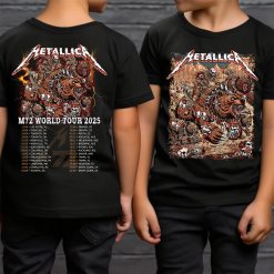 Metallica M72 World Tour Kids Concert T Shirt June 27 2025 Tonight In Denver At Empower Field 4 - Fadebrick.com