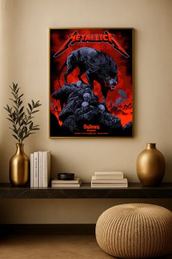 Metallica M72 Tour Accor Stadium Sydney 2025 Canvas Poster Nov 15th Merch Art 1 - Fadebrick.com