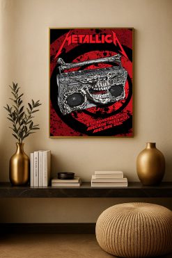 Metallica M72 Tour Adelaide Oval Australia 2025 Canvas Poster Nov 5th Merch Art - Fadebrick.com