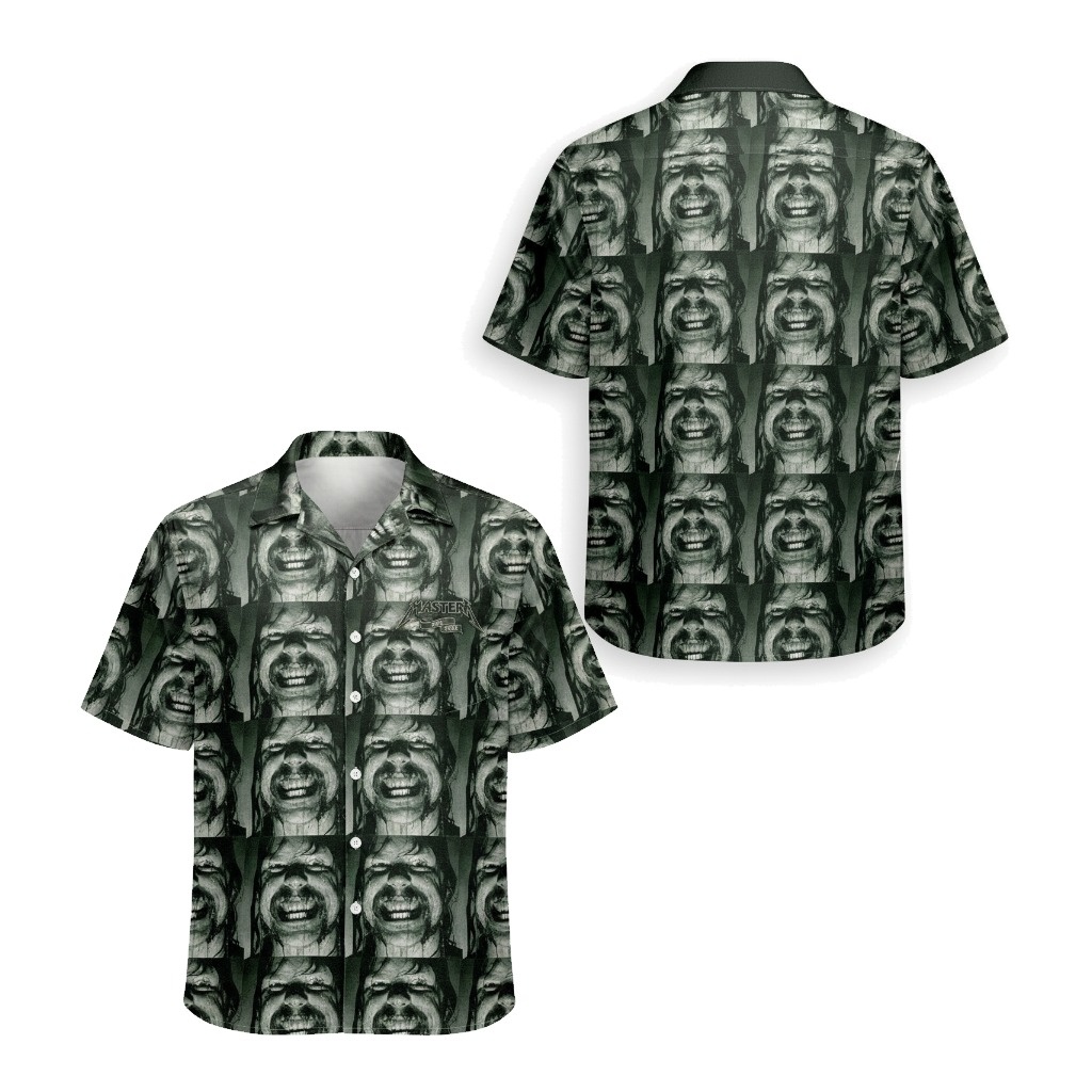Dark Green Master Of Puppets Hawaiian Shirt Men Metal Rock - Fadebrick.com