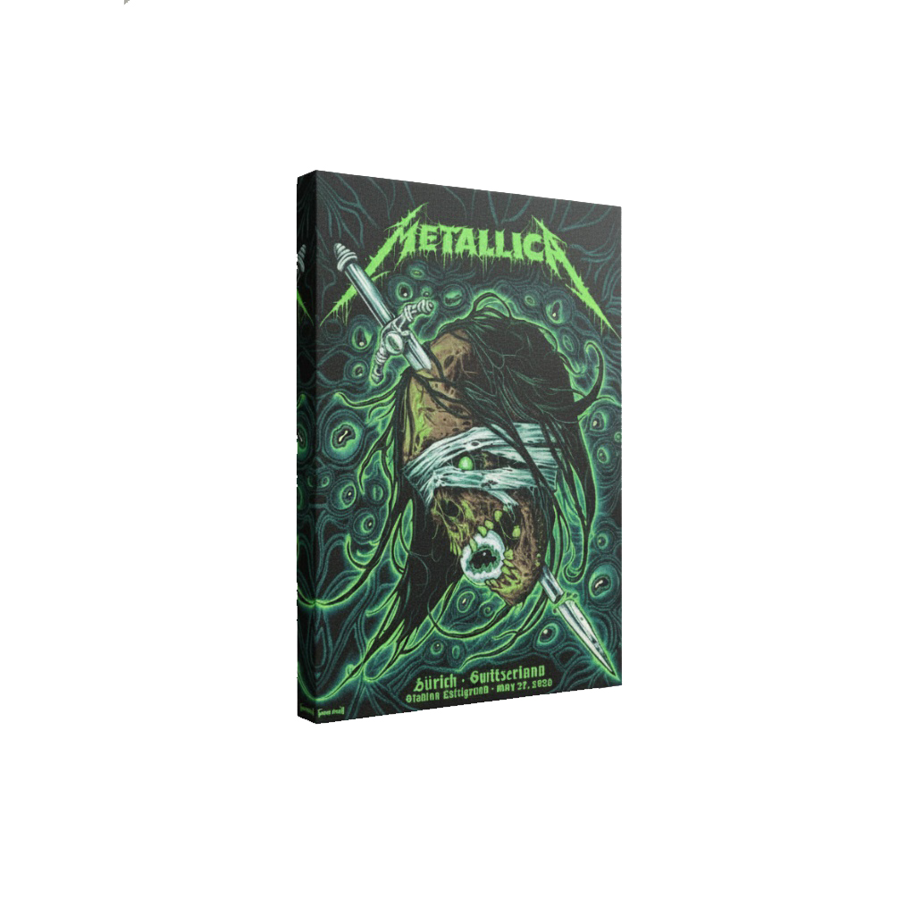 Metallica Zurich Switzerland 2026 Concert Poster 1 - Fadebrick.com
