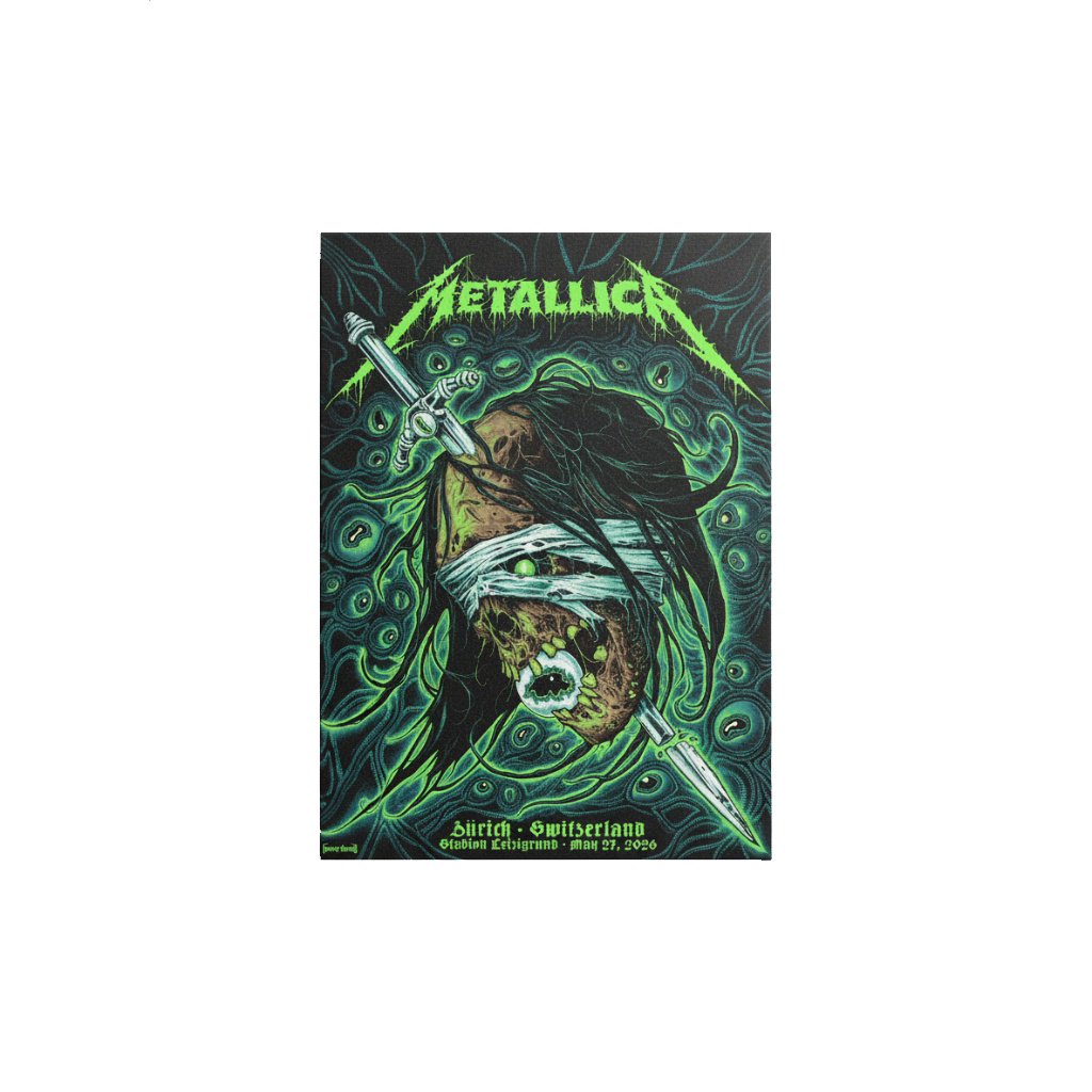 Metallica Zurich Switzerland 2026 Concert Poster - Fadebrick.com